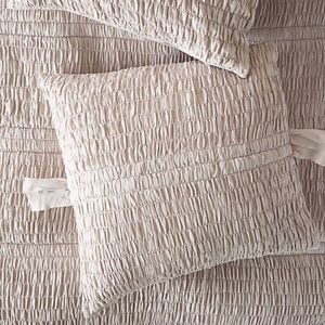NWT Anthropologie Textured Bardot Euro Shams (Set of 2)